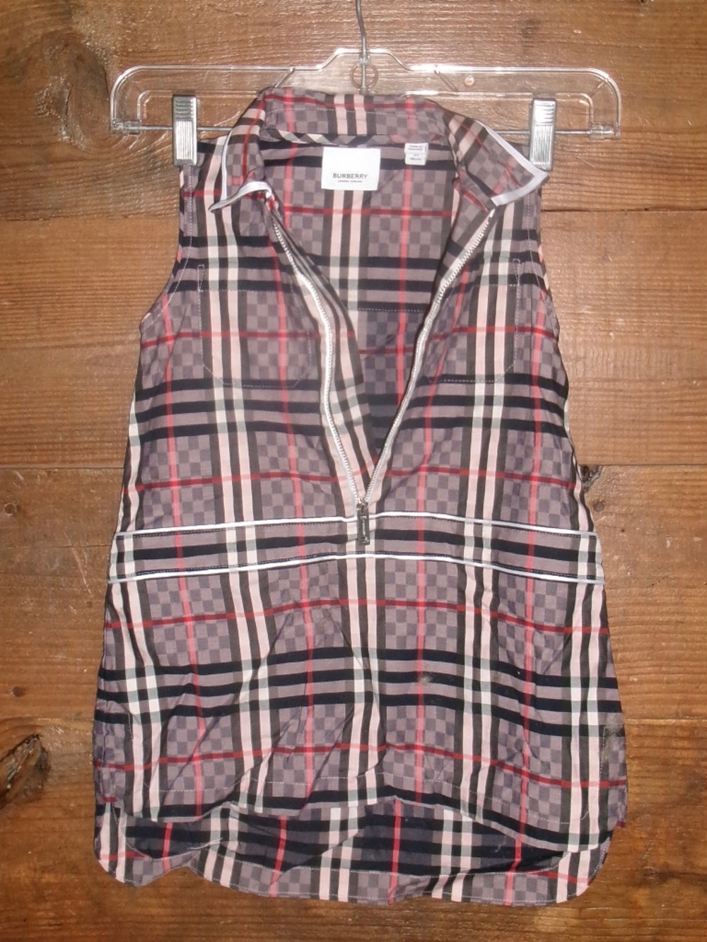 Burberry youth plaid dress size 3Y